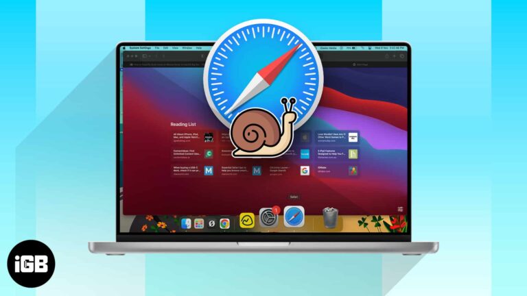 How to fix safari running slow on mac