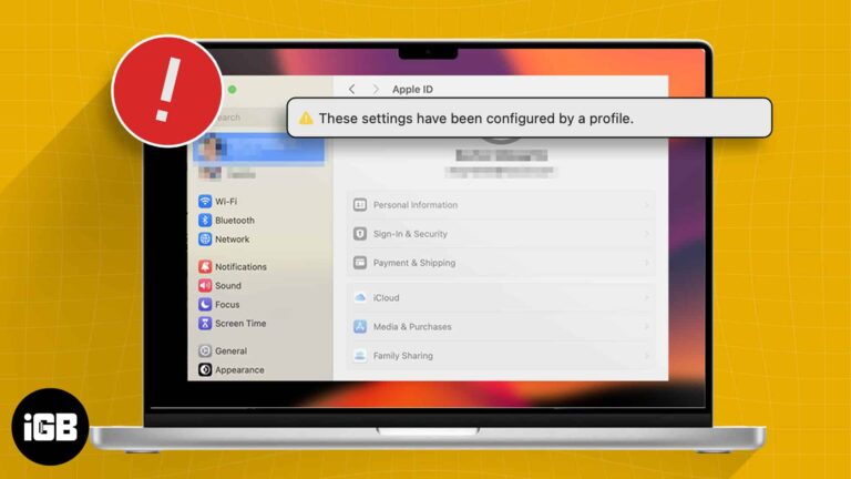 Fix “These settings have been configured by a profile” in macOS