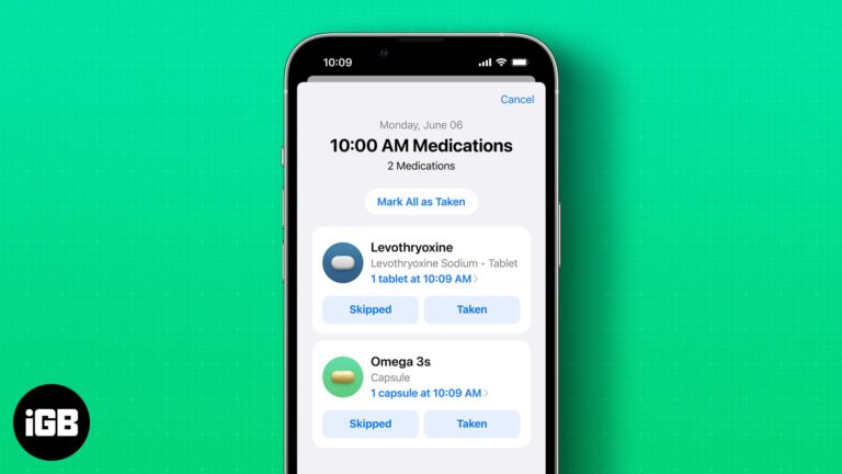 How to set medication reminders on iphone and apple watch