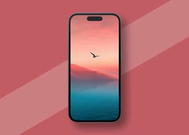 Minimalist abstract wallpaper for iPhone