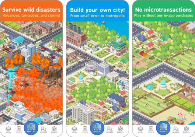 Pocket City city builder game for iPhone and iPad