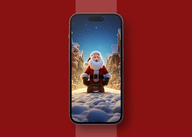 Santa Claus HD iPhone wallpaper