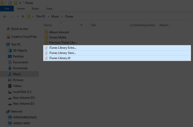 Select all library files