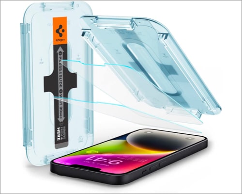 Spigen Tempered Glass Screen Protector for iPhone
