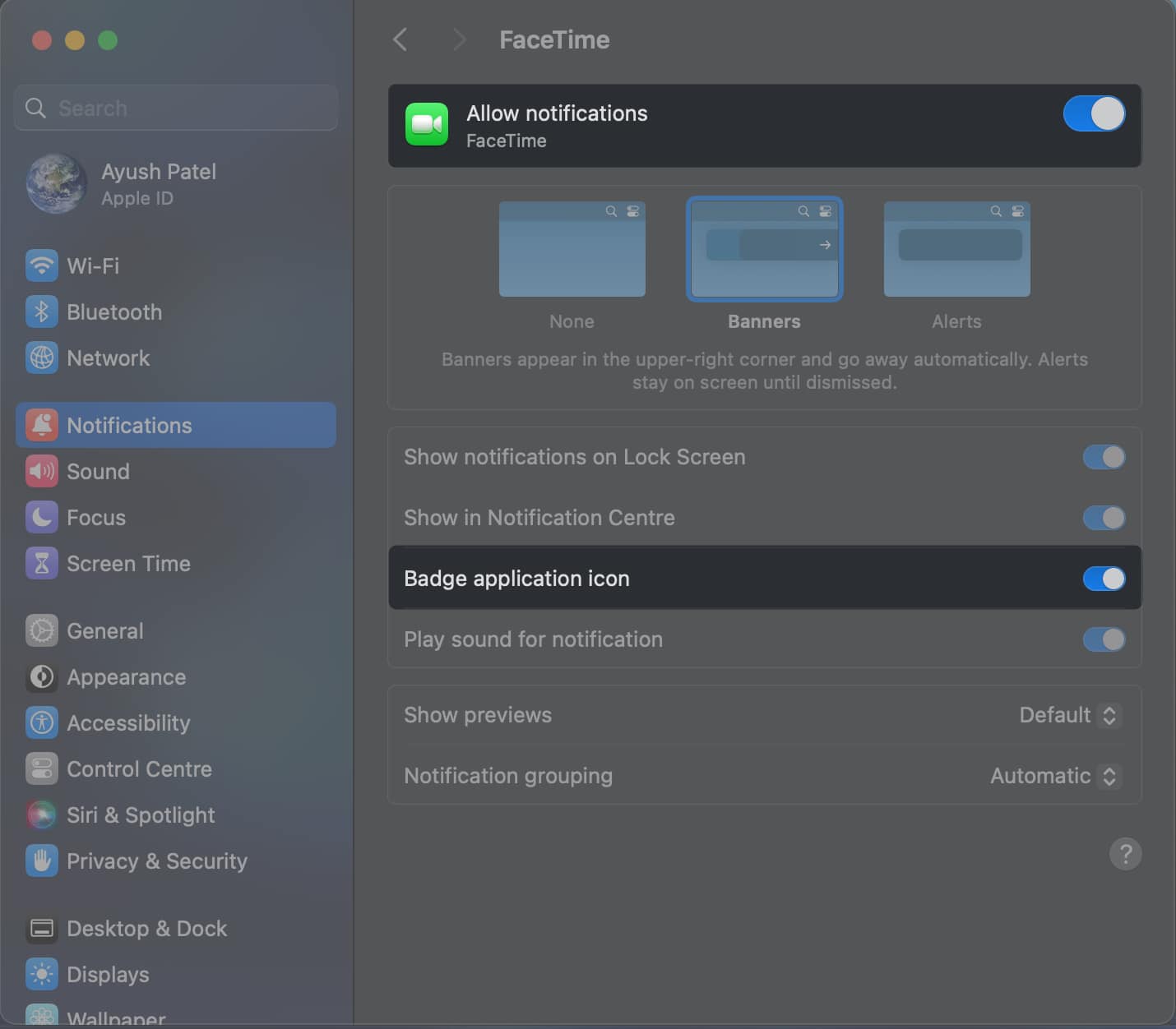 allow notifications