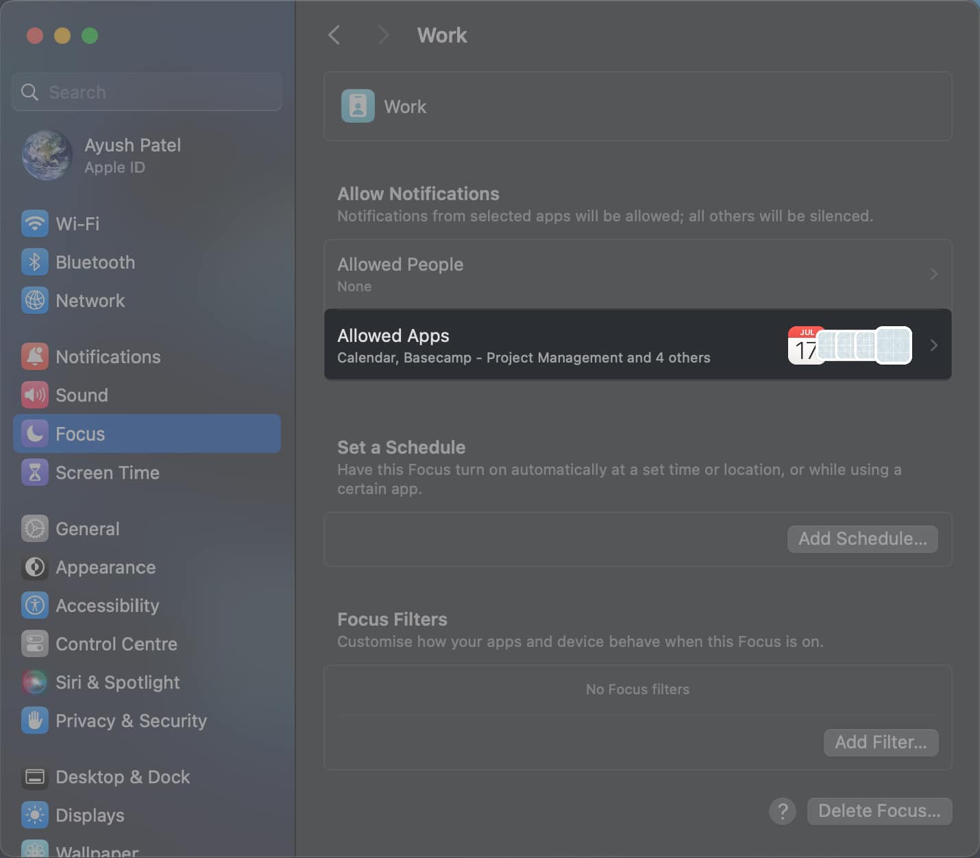 click allowed apps