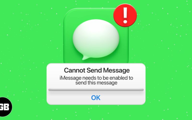 Slik løser du feilen ‘iMessage må være aktivert for å sende denne meldingen’ Slik løser du feilen ‘iMessage må være aktivert for å sende denne meldingen’