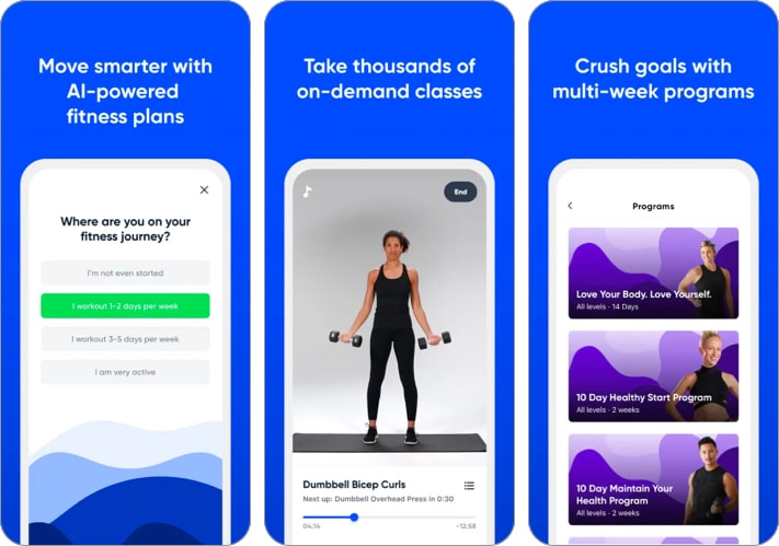 Aaptiv best AI-based health app