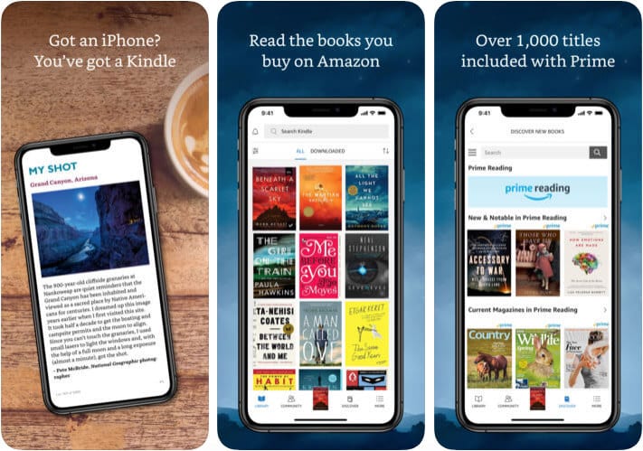 Amazon Kindle eBook Reader iPhone and iPad App Screenshot