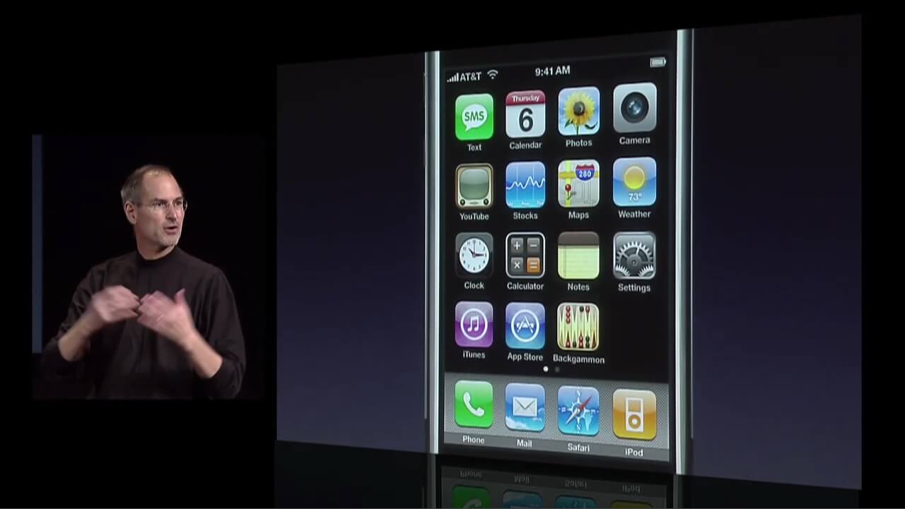 Apple CEO Steve Jobs announced iPhone