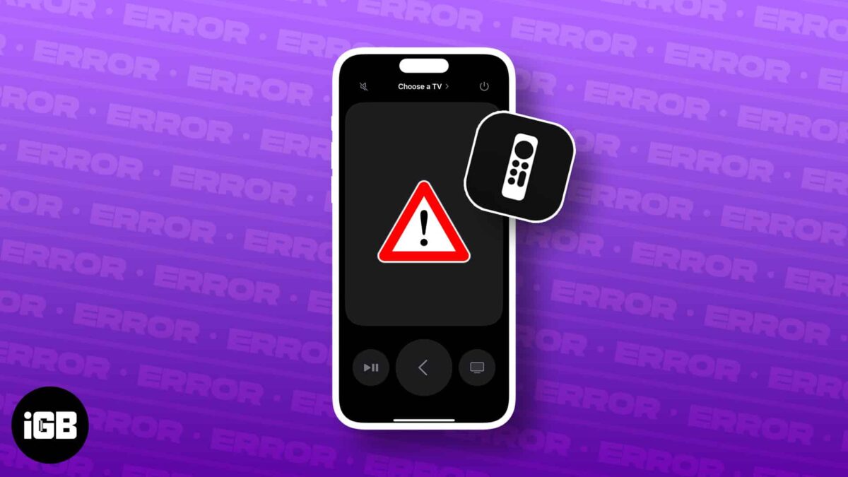 Igeeksblog   your gateway to apple tech and gaming Apple tv remote app not working on iphone