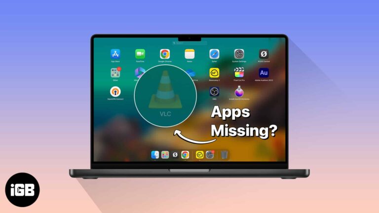 Apps missing from launchpad on mac