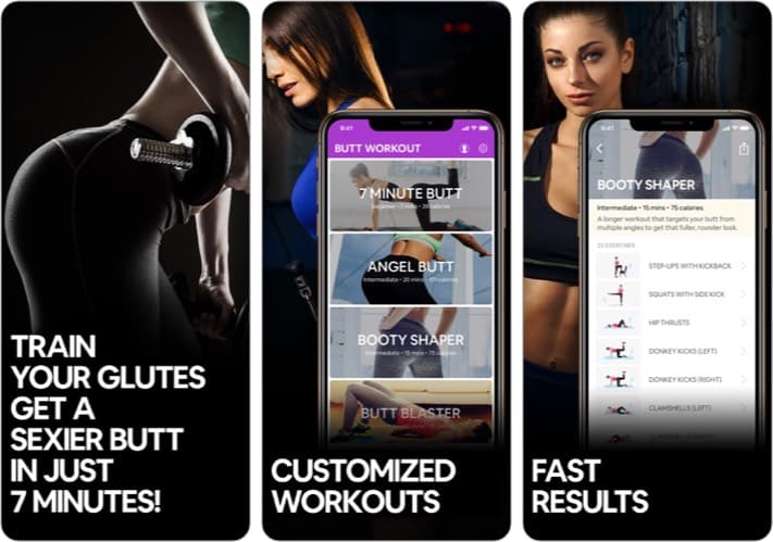 Butt Workout and Fitness App for Women