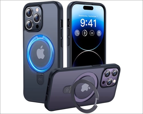 Best kickstand cases for iPhone 14 Plus and 14 Pro Max in 2024 CASEKOO MagSafe Shockproof Kickstand Case for iPhone 14 Plus and Pro Max