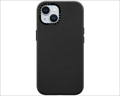 CASETiFY Leather Case for iPhone 15 