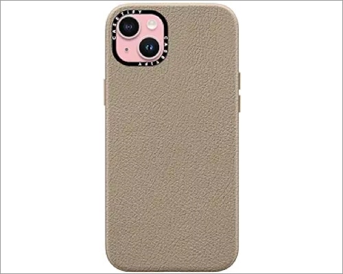 CASETiFY best iPhone 15 Plus leather case