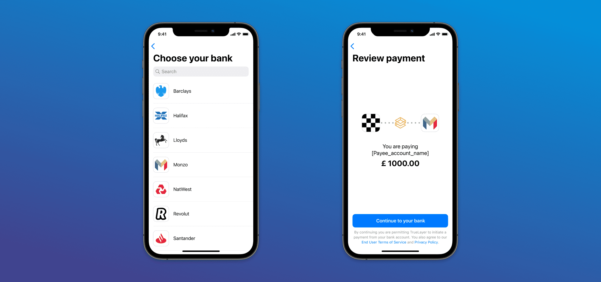 Choose correct banking app for iPhone