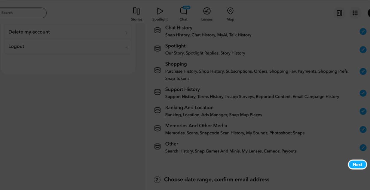 How to download Snapchat data on iPhone and Mac in 2024 - 71