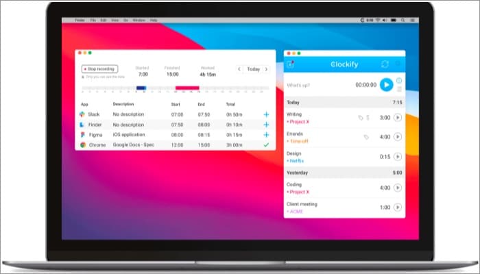 Clockify time tracking app for mac