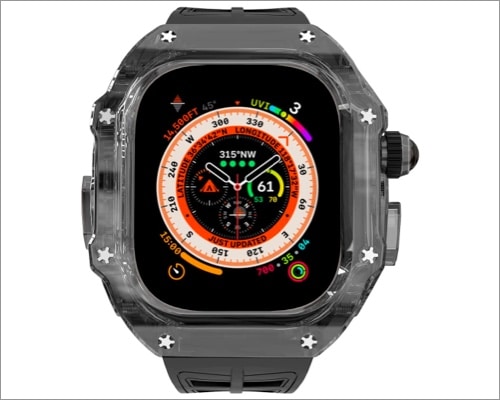 DGYSG Translucent Hard Case for an Apple Watch Ultra