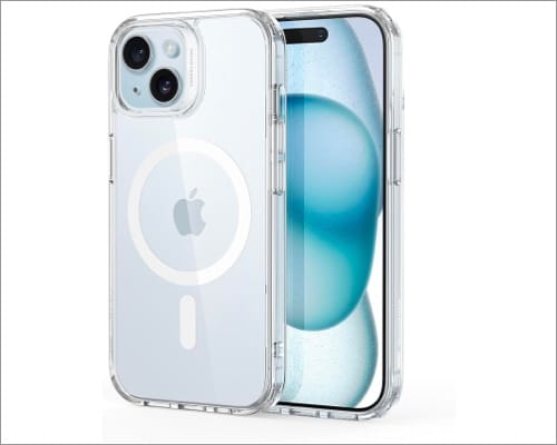 ESR Classic Hybrid best clear case for iPhone 15 Plus
