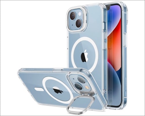 ESR Clear Kickstand Case for iPhone 14 Plus and Pro Max