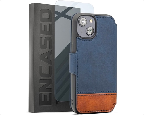 Encased iPhone 14 folio case with card holder