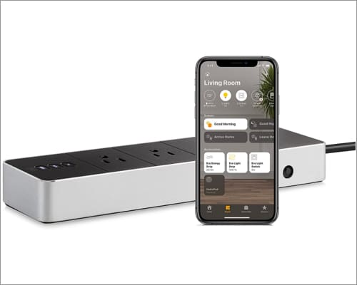 Eve Energy Strip - Apple HomeKit Smart Home Triple Outlet
