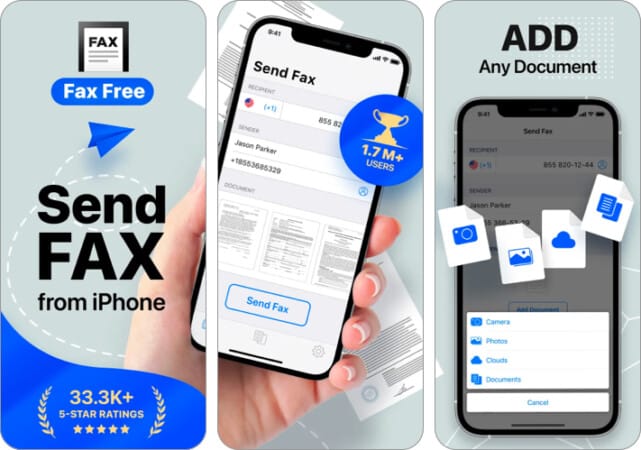 FAX FREE iPhone fax app