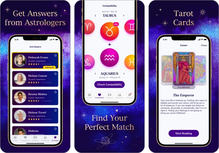 Futurio Horoscope app for iPhone