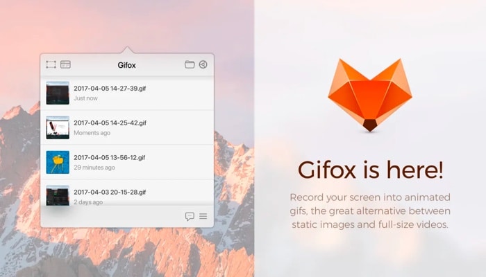 Gifox GIF maker app for mac