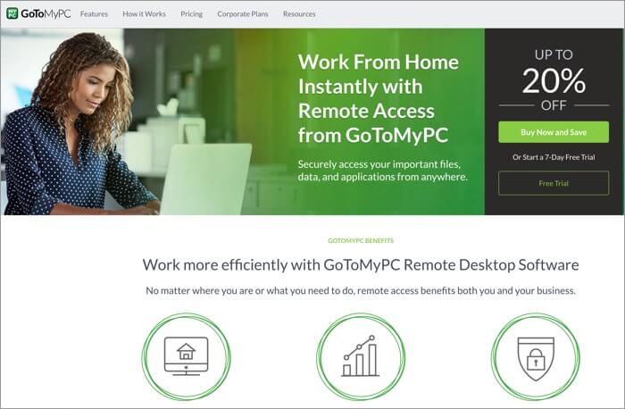 GoToMyPC Remote Desktop Software for Mac Screenshot