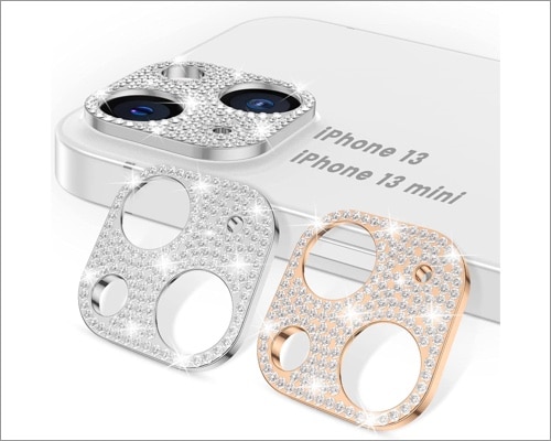 Goton Bling Camera Lens Protector Compatible with iPhone 13 & 13 Mini