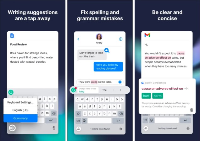 Grammarly Writing App for iPhone and iPad