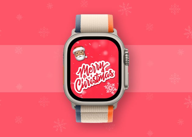 Hello Santa Merry Christmas Apple Watch face