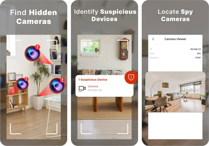 Hidden Camera Finder hidden camera detection app