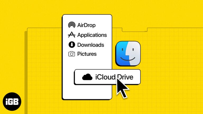 How to add iCloud Drive to Finder Sidebar on Mac