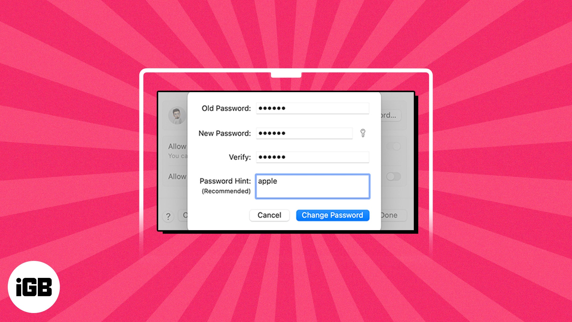 How To Change Login Password On Mac Quick Way To Do It IGeeksBlog