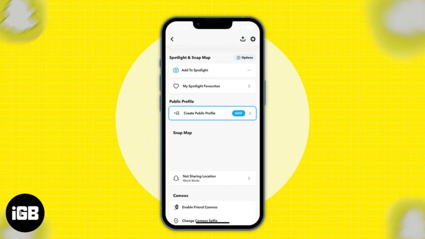 How To Create A Public Profile On Snapchat In 2024 Igeeksblog