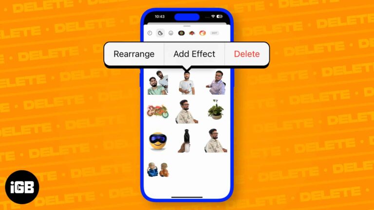 How to delete stickers in iOS 17 or iPadOS 17