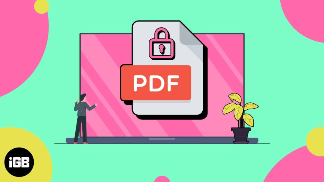 How to password protect PDF on Mac - 39
