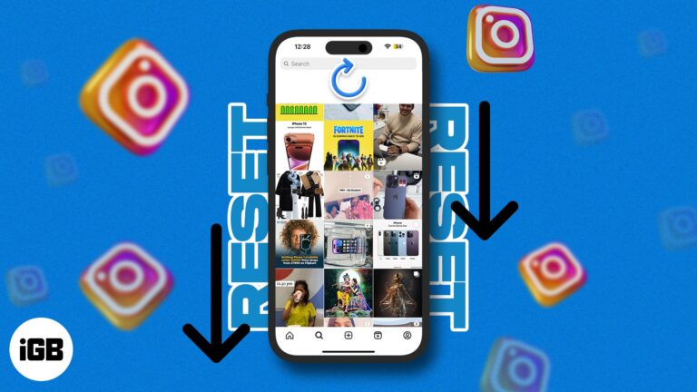 How to reset instagram explore page on iphone