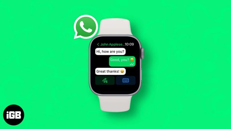 How to use WhatsApp on Apple Watch (2024 Updated)