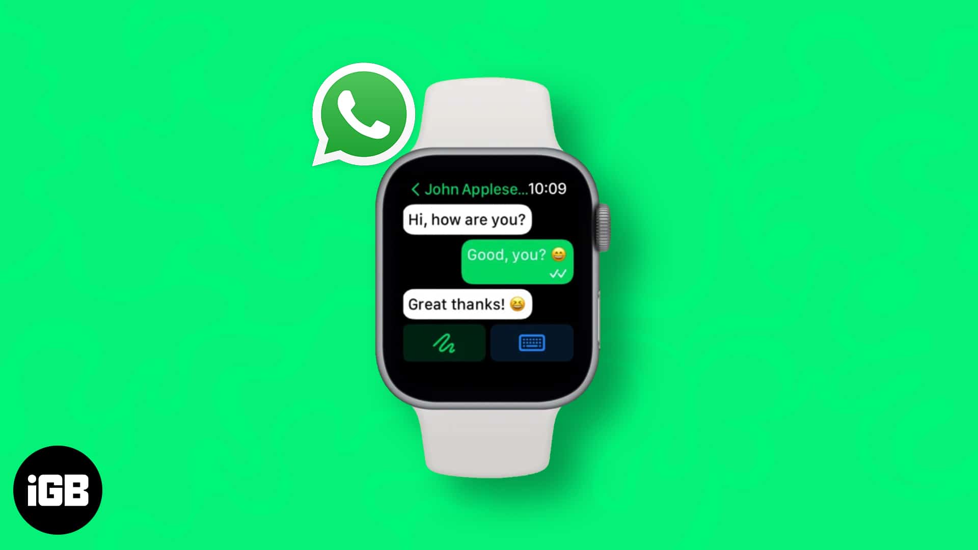 How to use whatsapp on your apple watch