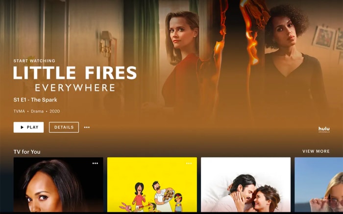 Hulu app to watch movies on iPad