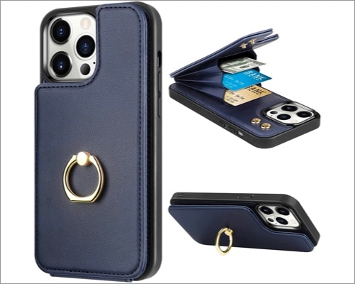 Best ring holder cases for iPhone 14 Plus Max 2024 Jakpak for iphone 14 pro max case wallet