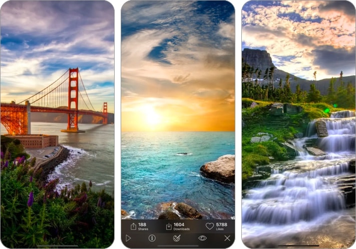 Kappboom - Live Wallpapers iOS app screenshots