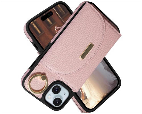 Keallce Case for iPhone 15 Wallet Case