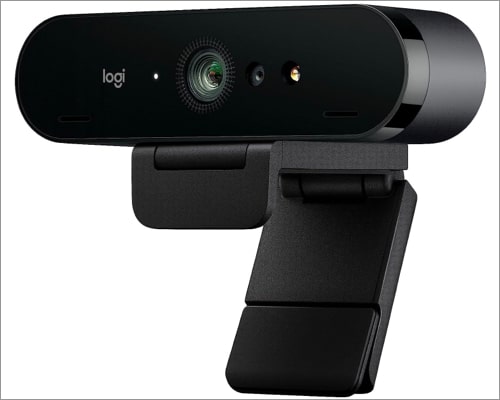 Logitech Brio 4K Webcam, Ultra 4K HD Video Calling, Noise-Canceling mic