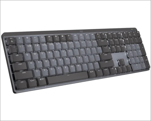 Logitech MX Mechanical Wireless Illuminated Performance Keyboard Tactile Quiet Switches Backlit Keys